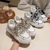 Little White Shoes Women's Spring and Autumn New Platform Casual Sports Board Shoes Dad Shoes Student Single Shoes