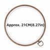 Imitated Wood Cross Stitch Hoop Plastic Embroidery Frame Craft Accessories  Hand Embroidery