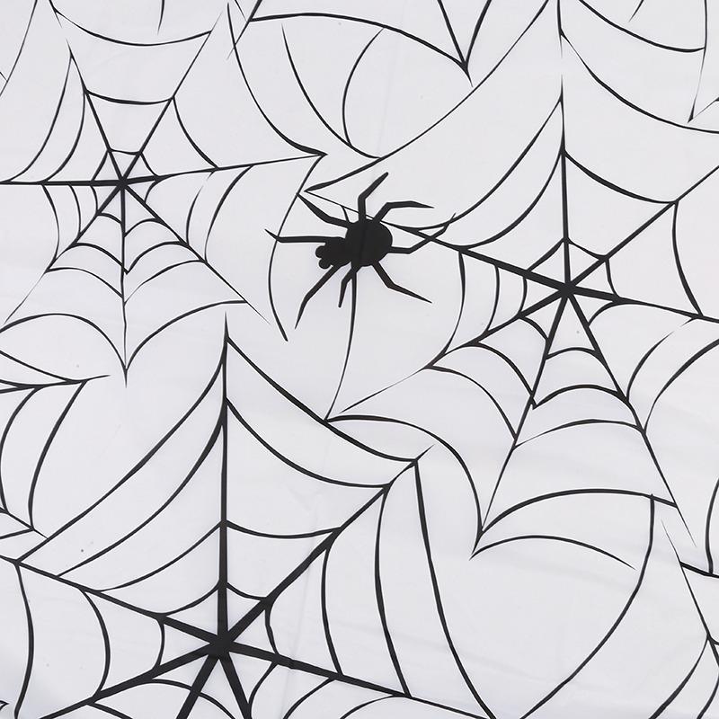 Halloween Bloody Tablecloths Spider Net Cover Bloody Table Cover Bloody Handprints Tablecloths Rectangle Scary Cover