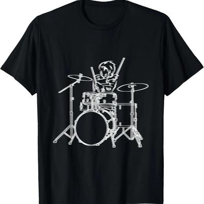 Musikinstrument Schlagzeuger Geschenk Schlagzeug T-Shirt