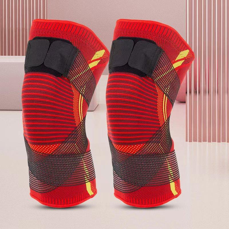 Nylon Strap Sports Knee Pads Pressurized Anti Slip New Basketball Running Warm and Breathable Protective Gear Fitness