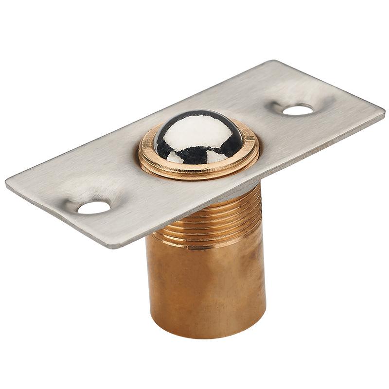 Door Stop Magnetic Door Stopper for Bathroom KTV Stainless Steel Closet Door Spring Ball Catch