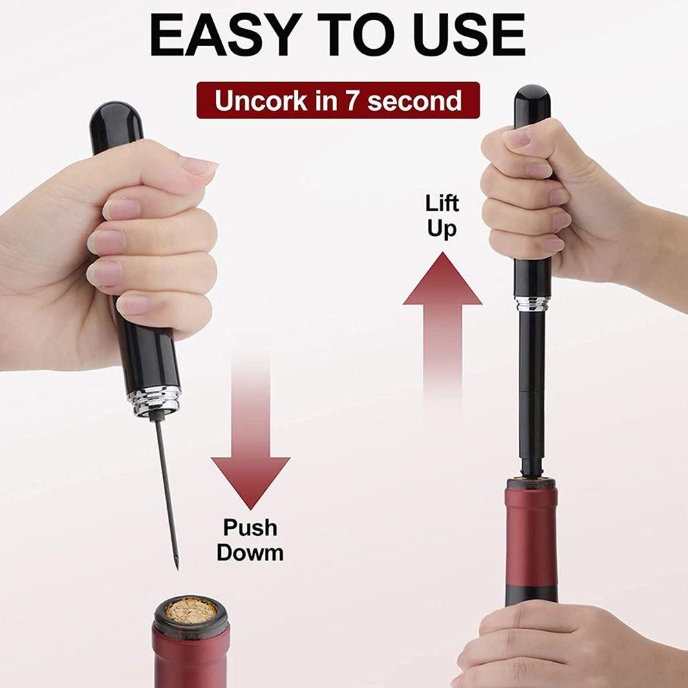 Steel Pin Pen Type Wine Corkscrew Wine Cork Remover Pocket Bottle Opener Wine Bottle Opener