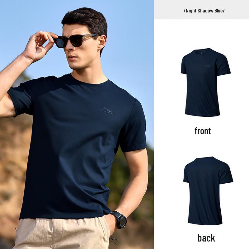 

Jeep Men s Summer Cool-Feel Short-Sleeve T-Shirt L