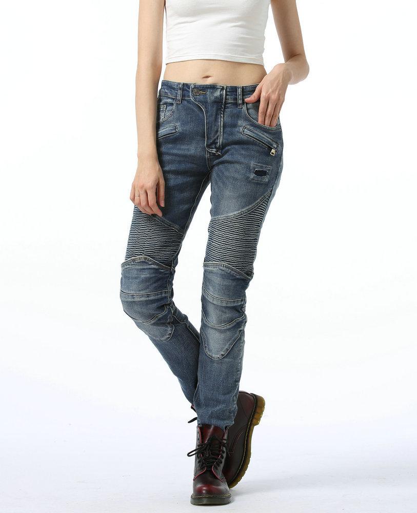 LOONG+BIKER+pure Cotton Casual Vintage Motorcycle Pants+motorcycle Jeans+motorcycle Racing Cycling Pants For Women