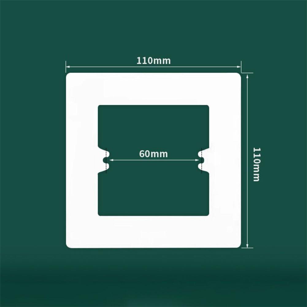 Decorative Wall Switch Cover Panel Switch PC Material Gold Wall Panel Cover Stylish Aesthetics Easy Installation
