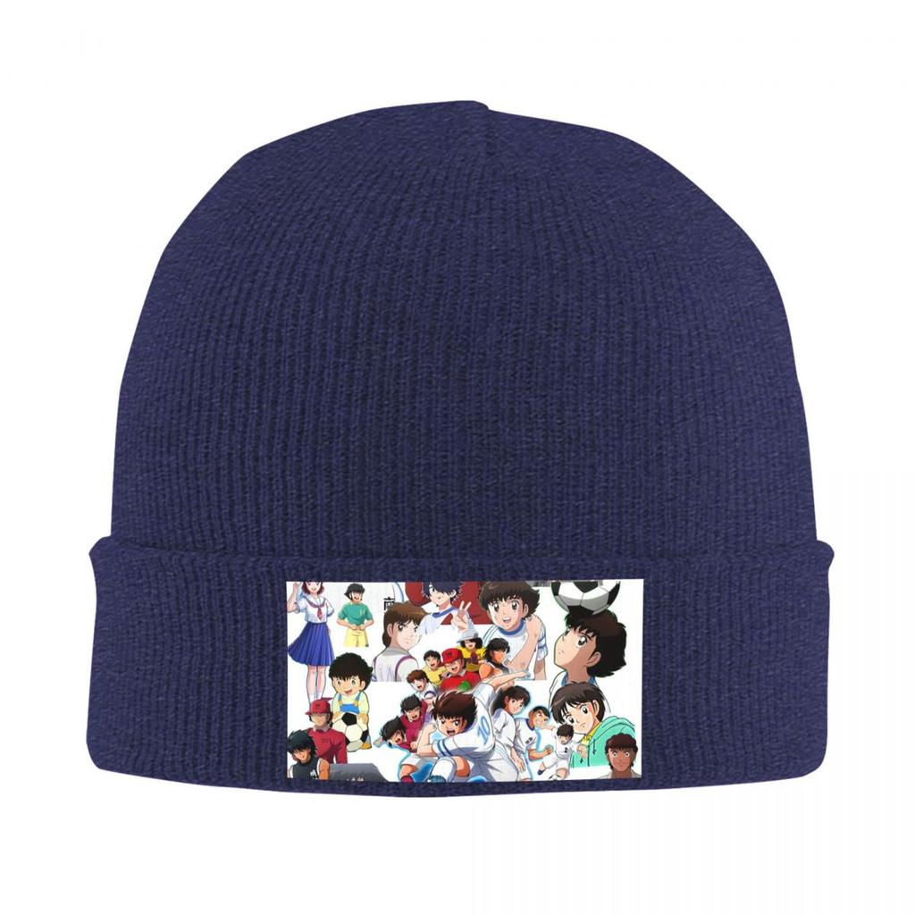 Japan Football Unisexga Captain Tsubasa Warm Knitted Cap Hip Hop Bonnet Hat Autumn Winter Outdoor Beanies Hats for Unisex Womenx Adult