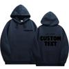 Custom Text Hoodie Men Fashion Sweatshirt Cool Casual Harajuku Street Wear Pullover Hooded Streetwear Hoodies & Sweatshirts Men’s