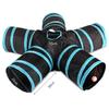 S Shape Pet Cat Tunnel Tube Funny Toys for Cats Foldable Cat Toys Interactive Rabbit Play Games Kitty Tunnel Chat Pet Product
