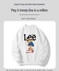 Lee & Mitoo Unisex Casual Fleece-gefüttertes Sweatshirt, 2025 Herbst/Winter Amerikanische Trendmarke