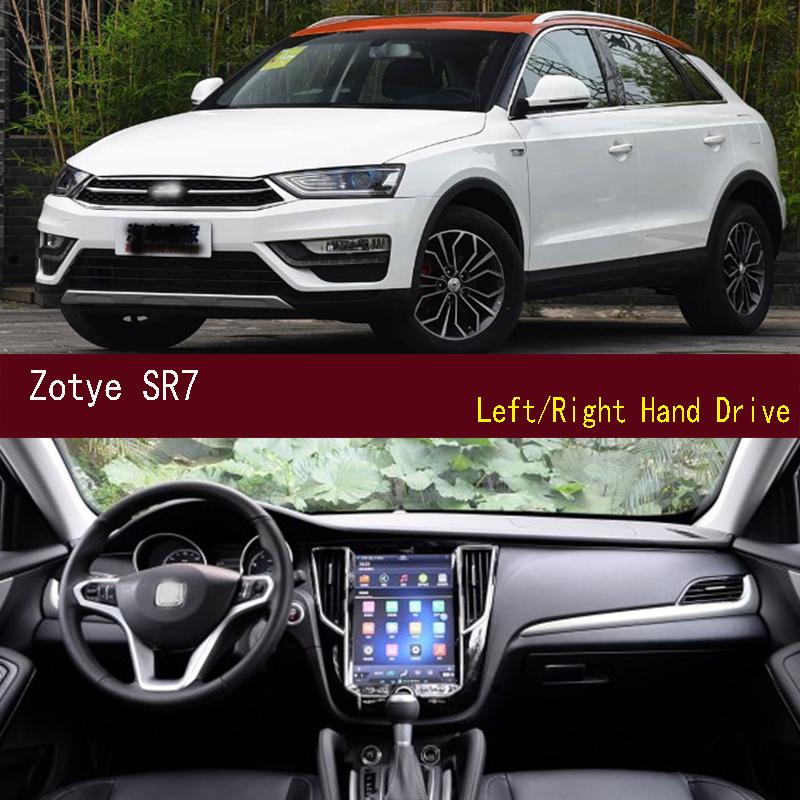 

For Zotye SR7 Dashmat Dash mat Dashboard Cover Instrument Panel Sunscreen Pad Ornaments Right Hand Drive синій