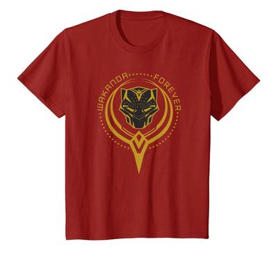 Marvel Black Panther Wakanda Forever Gold Shuri Panther T-Shirt
