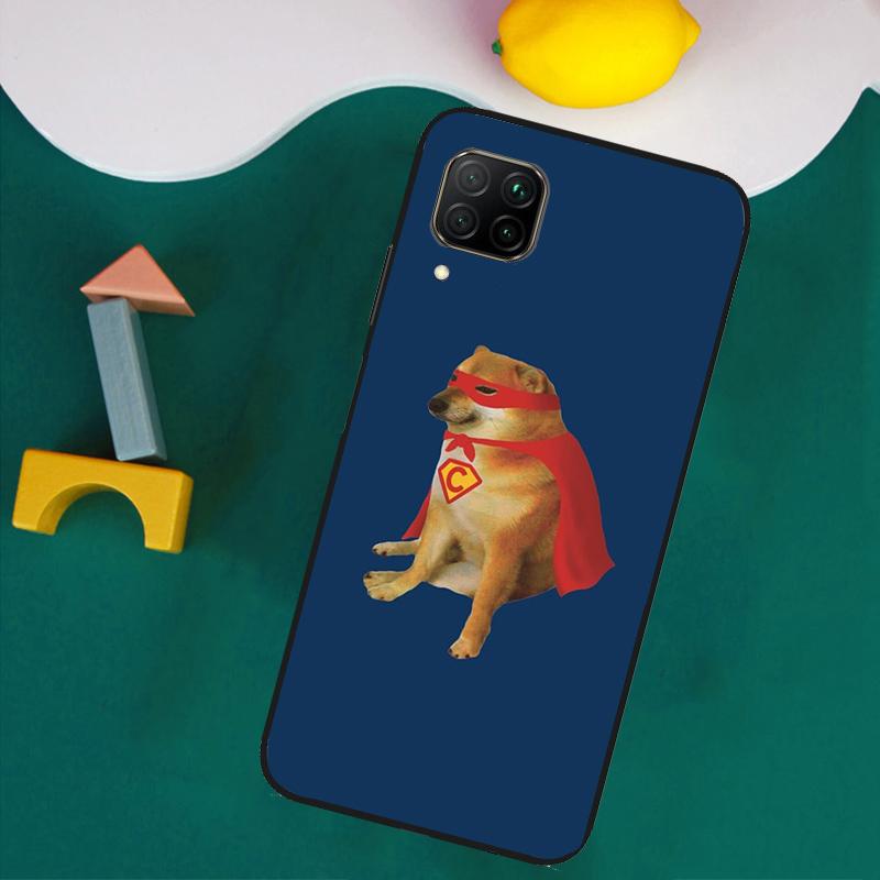 Cheems Doge For Huawei Nova Y61 Y91 Y73 Y72 Y70 Y60 Y90 12s 12i 11i 8i 9 10 SE P30 P40 Lite P60 Pro Case