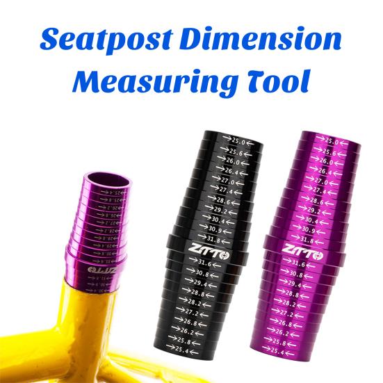 

Bicycle Seat Tube Measuring Tool High Precise Lightweight Portable Easy to Use Bike Seatpost Measuring Instrument Tool