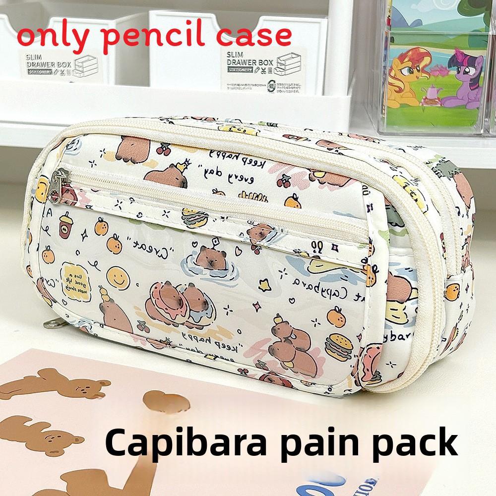 

Crayon Shin Chan Pencil Case With Polyester Material For Students And Office Use Capybara