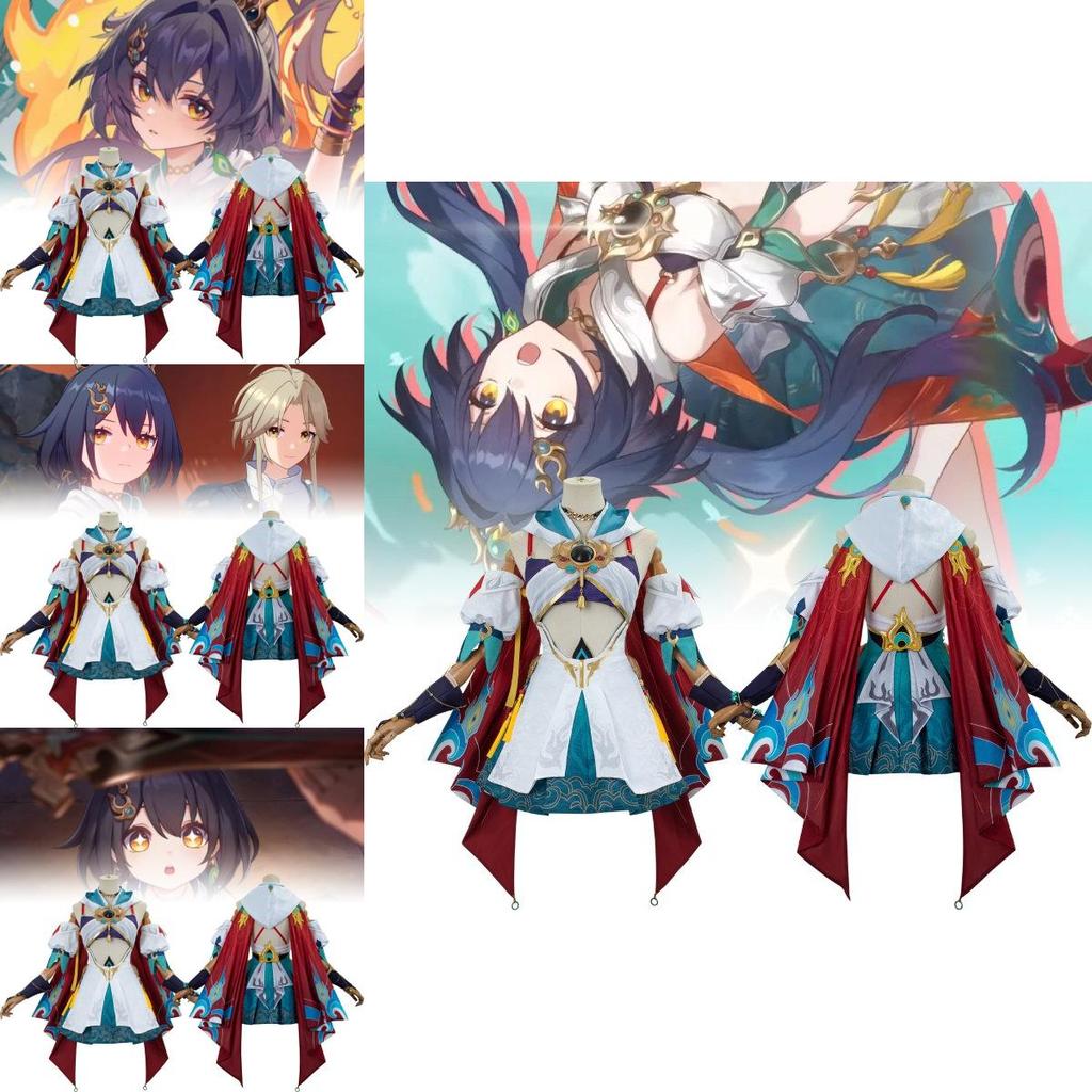 Fashionable Honkai Star Rail Yanlun Yuli Cosplay Costume Featuring Soft Polyester Material