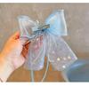 1 Stück Neue Kinder Schleife Schneegarn Schleife Mädchen Haarnadeln Niedliche Haarspangen Baby Haarschmuck Kinder Kopfschmuck