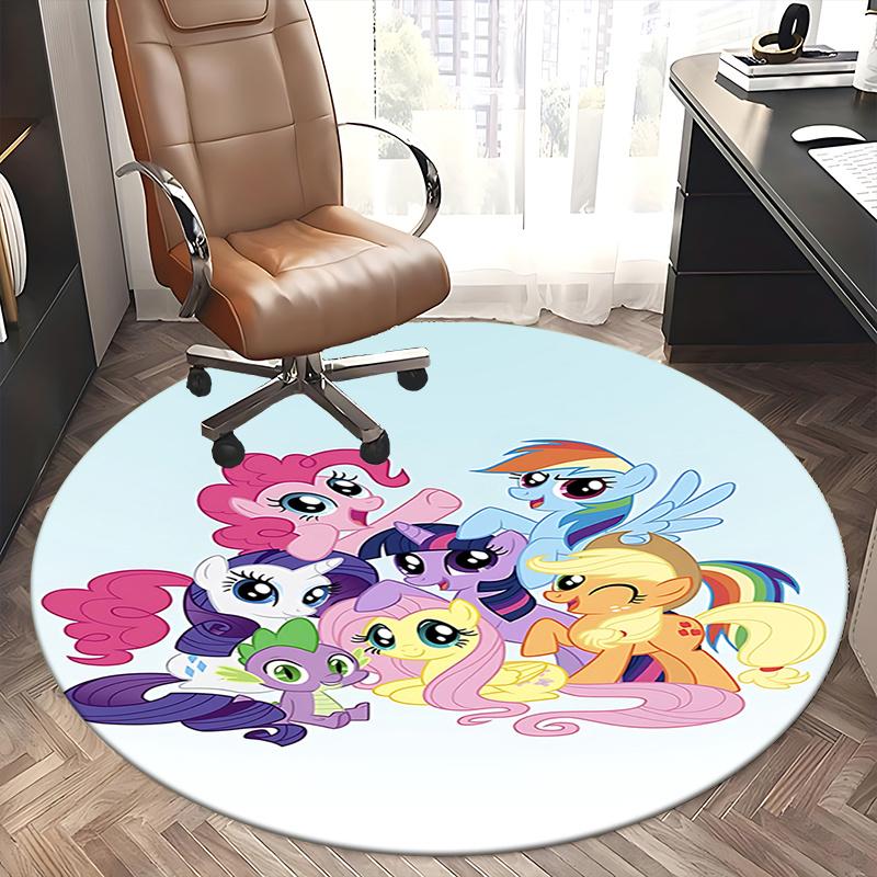My Little Pony Chair Mat Round Carpet - Home Decor, Sofa Rug, Office Mat, Gift for All Rooms0227b