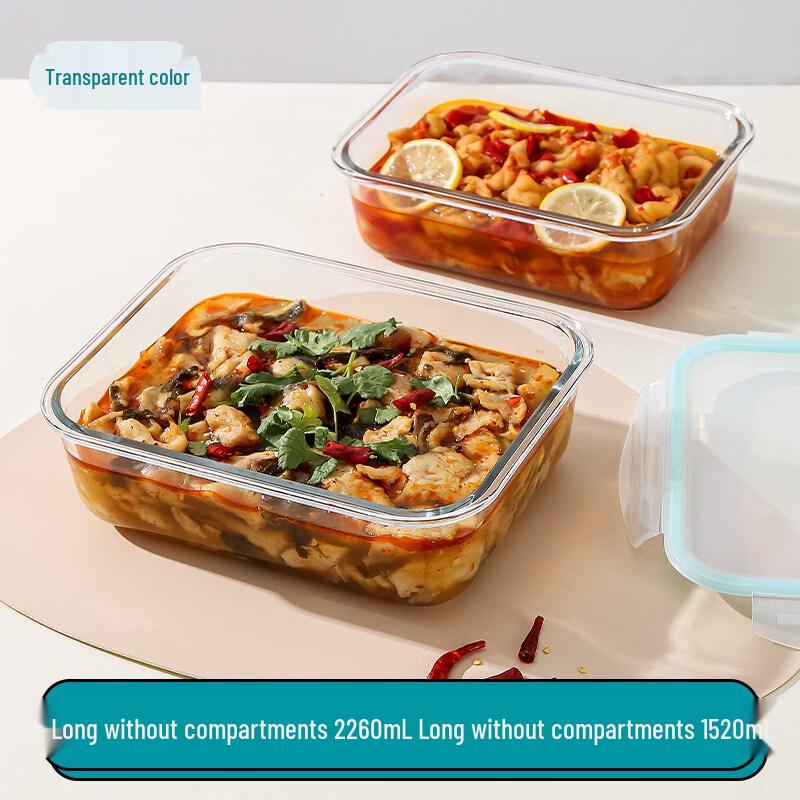ZISIZ Extra-Large Glass Food Storage Container