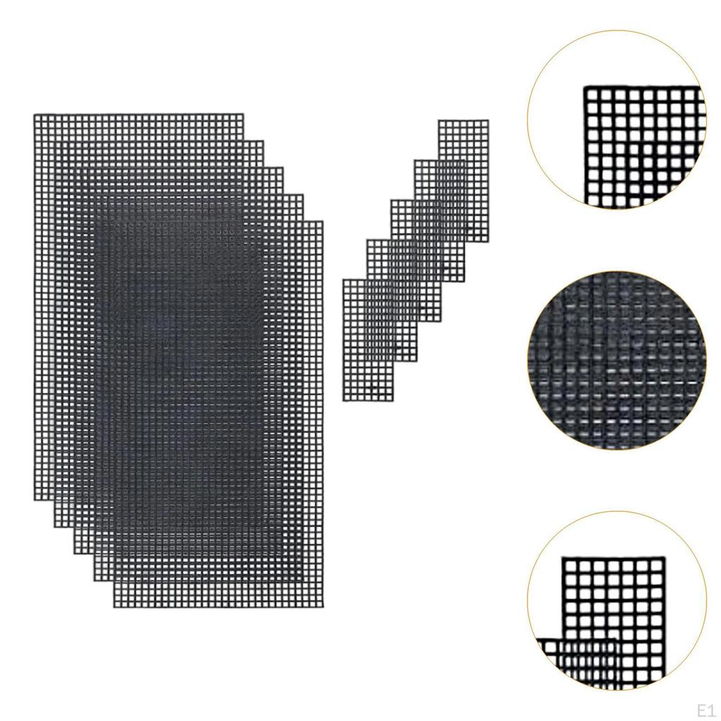 PP Mesh Canvas Sheets Crafting Crochet Projects Handmade Lightweight Make Dividers Cross Stitch