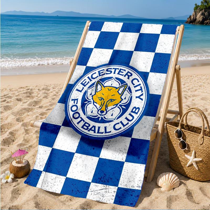 City Football Club Printed Microfiber Beach Towel, Soft And Absorbent, Quick-Dry, Ideal for Summer Travel, Beach Essential, Swimming Pool