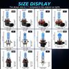 Super Bright Halogen Bulbs H1 H4 H7 H11 H9 9005 HB3 9006 HB4 9008 9012 100W 6000K Headlight 12V Fog Lights 880 5202 Driving Lamp