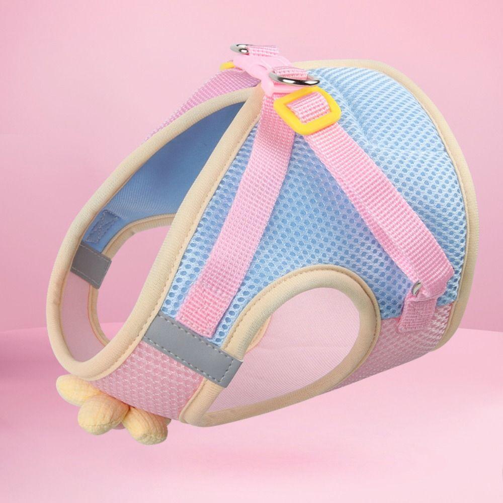 Anti Escape Dog Leash Set No Pull Cat Chest Strap Pet Harness Vest  French Bulldog Chihuahua Pug