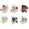 10cm Doll Display Bag Heart Keychain Charm Strawberry Cake Bag Clear Window Storage Pouch  Kpop
