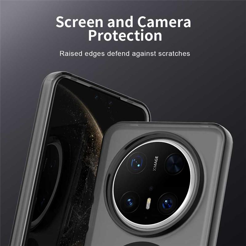 For Huawei Mate 70 Pro Case For Huawei Mate 60 70 Pro+ Cover Translucent Candy Color Matte Magnetic Shockproof Protective Bumper
