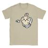 Men Usagi on the Toilet Potty Chiikawas Hachiware Poop Meme T Shirt 100% Cotton Clothes Round Neck Tee Shirt Gift Idea T-Shirts