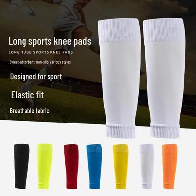 Herren Lange Atmungsaktive Fußballsocken mit Knieschützern & Wadenstütze
