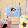 Warm Pet Sleeping Bag Velvet Plush Squirrel Beds Comfort Hamster Hanging Bed Winter
