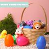 Prefilled Easter Eggs Of Mini Stuffed Animal Plush Toys For Kids Party Favors Classroom Prize Supplies