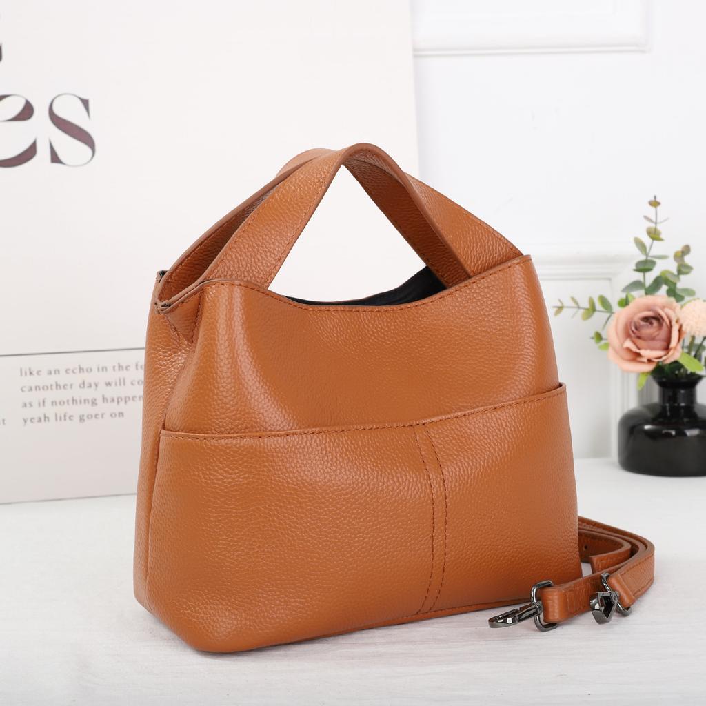Top-Grain Leather Work Tote 2026 - Women's Shoulder Cvertible Purse,crossbody Spacious Laptop Bag for Commut