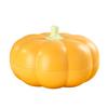Fork Storage Pumpkin Container Halloween Pumpkin Snack Holder with Lid Divided Serving Tray for Fruits 3 Compartment for Candies