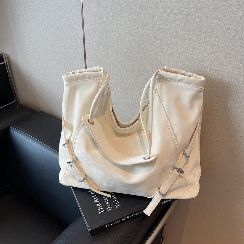 

Новая ниша новая одноплечевая дорожная большая вместимость досуг высокий уровень универсальная сумка-тоут большая сумка белый