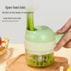 Electric Handheld Vegetable Chopper & Garlic Masher - Portable Kitchen Slicer & Cutter