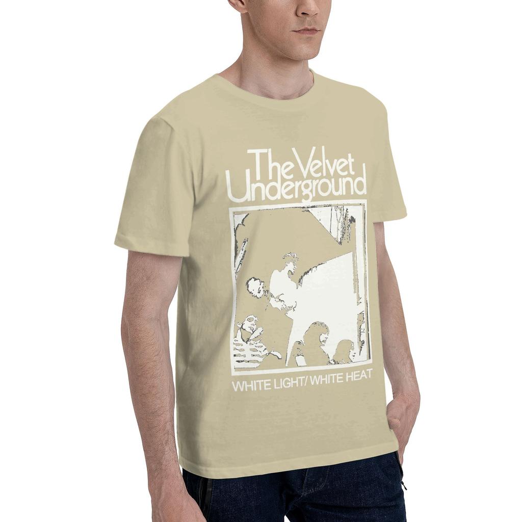 Graphic Printing The Velvet Underground Band T Shirt For Unisex Music Cool Anime Pure Cotton T-shirts Short Sleeve Clothes