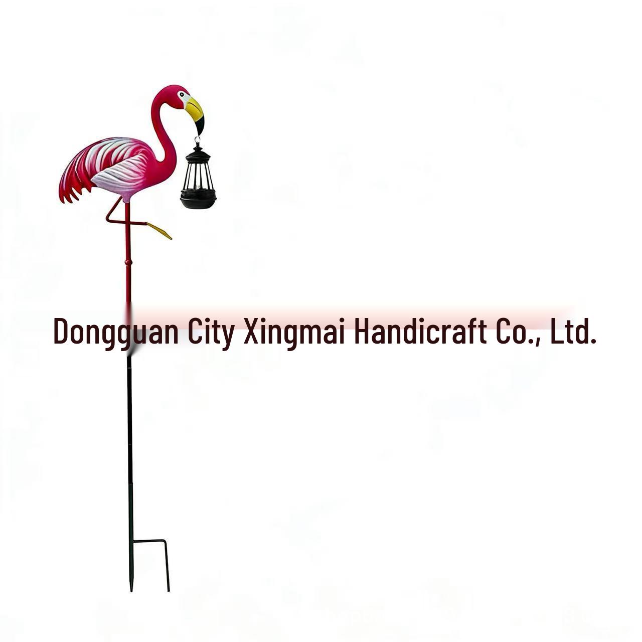 Solar Flamingo Garden Stake Light - Outdoor Decorative Lawn Lamp and Creative Animal Ornament Colorful Palace Lamp
