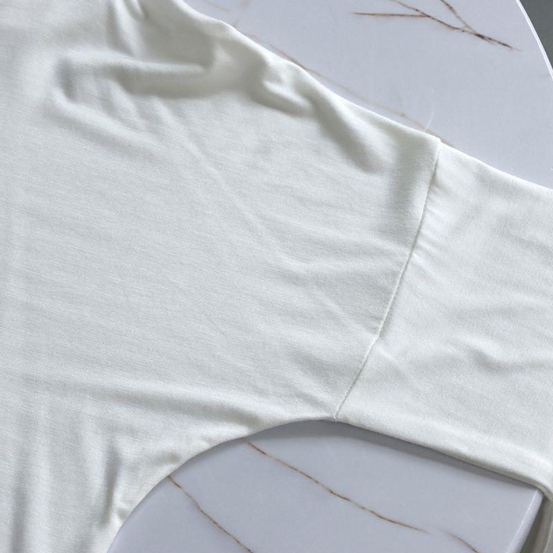 Women's Modal Irregular Short-Sleeve Tunic - Lightweight, Loose Fit for Spring/Summer, with Sun Protection