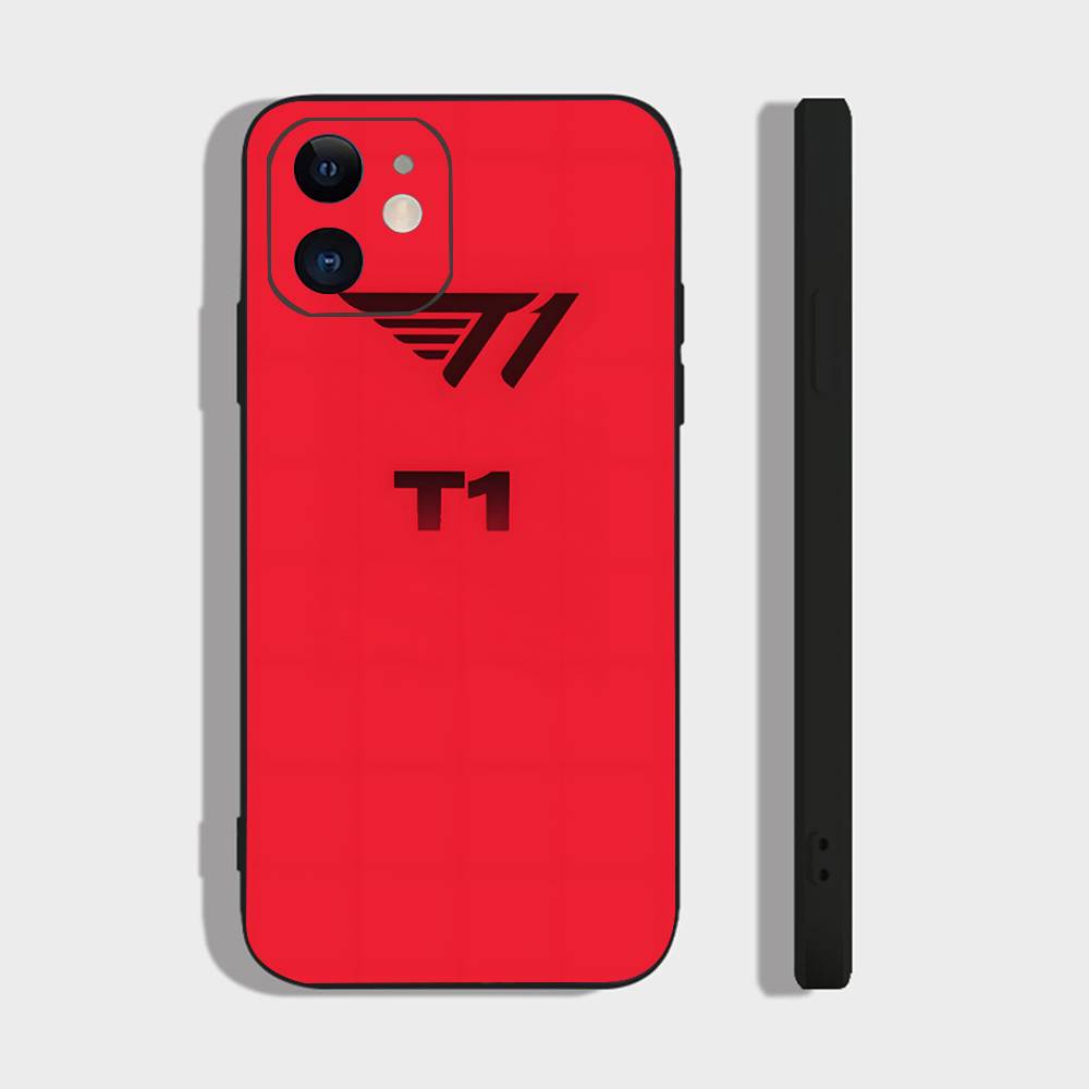 Custodia per Telefono con Logo T-T1 F-Faker Squadra Esports Per IPhone 17 Air 16 15 14 13 Pro Max 11 12 Copertura in Silicone Nero