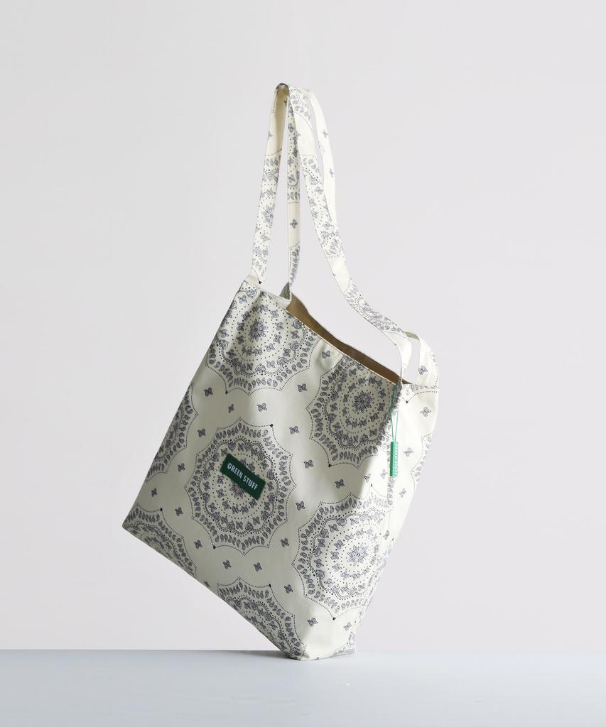 Green Stuff Effortlessly Boxy Shopper Bag 53 Paisley - Ivory