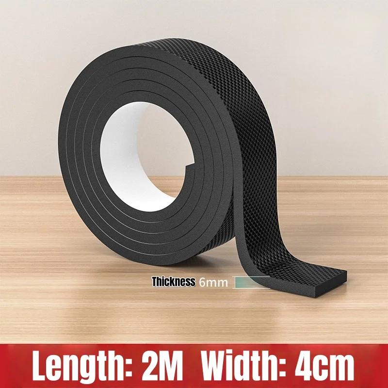 Desky postele Protiskřípací proužky Eliminace hluku DIY Silné protiskluzové podložky pod nábytek, Zvukotěsnící podložka Snižuje vibrace Stabilizuje postel