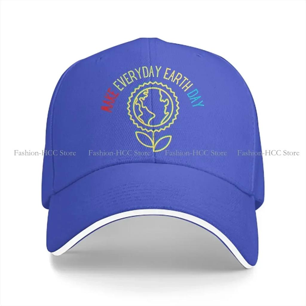 Make Everyday Earth Day Solid Color Baseball Caps Peaked Cap EnvironUnisextal Protection and Technology Sun Shade Hats Unisex Women