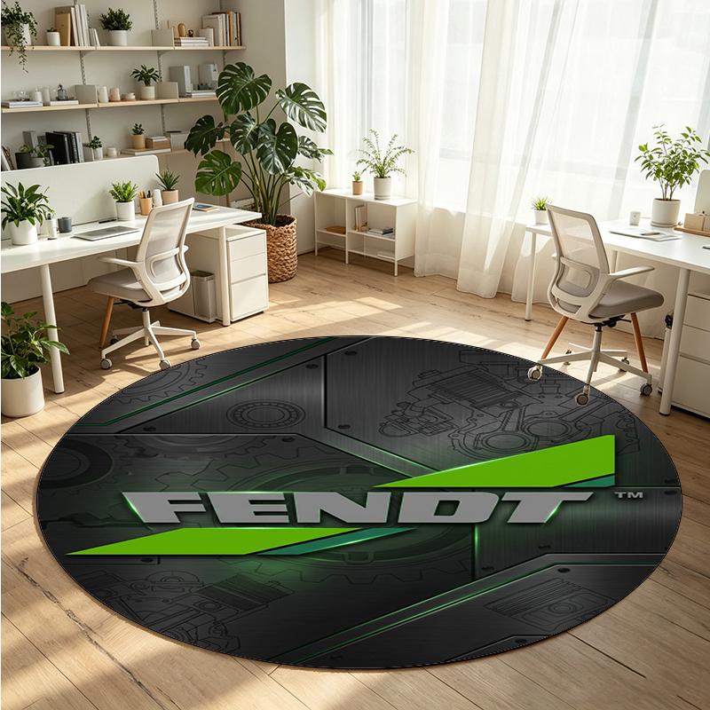 Fendt Printed Round Crystal Velvet Rug Soft Non Slip Floor Carpet For Bedroom Holiday Gift
