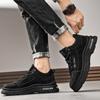 Men Work Safety Shoes Spring New Trendy Versatile High Top Sneakers Male Ankle Boots Chelsea Tactical Hiking Shoes Botas Hombre