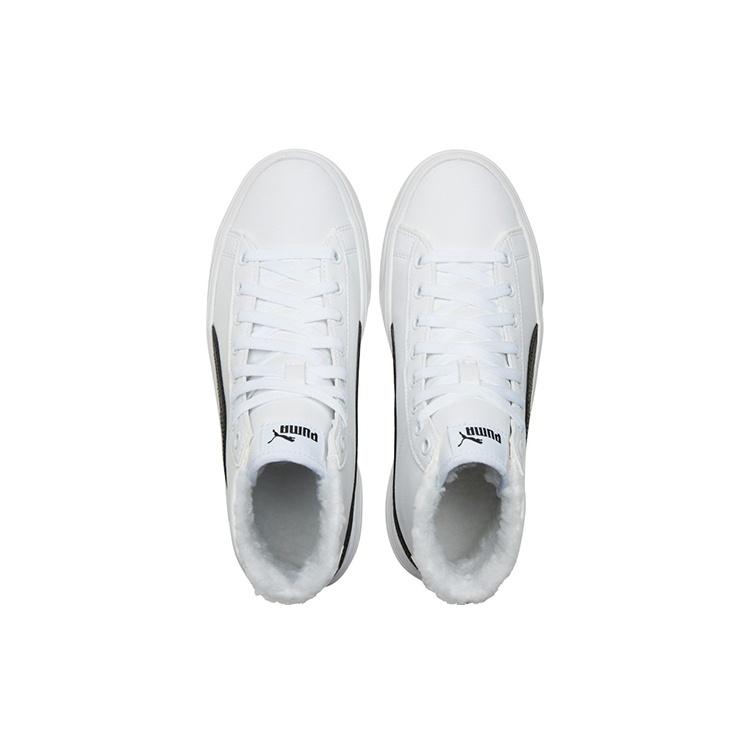 (WMNS) PUMA Kaia Mid 'Fur - White Black' Women's 385341-02