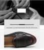 Men's Retro Burnished Loafers: British Style Business Casual Leather Driving Shoes for Spring/Autumn