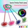 Elastic Rotating Jump Hoop - Single Leg Bouncy Slip-On for Students & Adults
