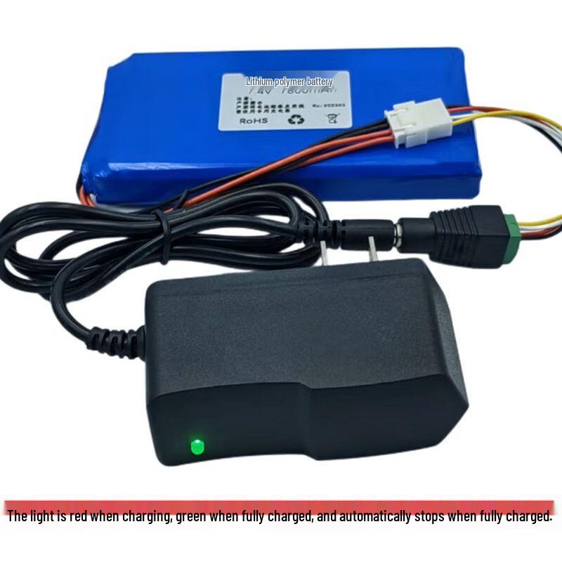 Senleite 7800mAh 7.4V Polymer Lithium Battery for Monitoring Detectors